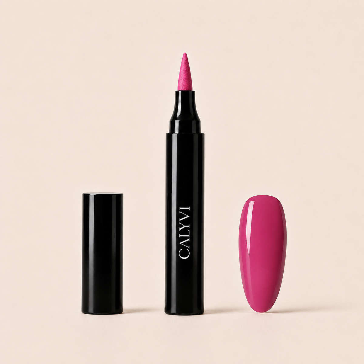 CALYVI Nail Pen — stylo vernis à ongles, teinte Rose Vif
